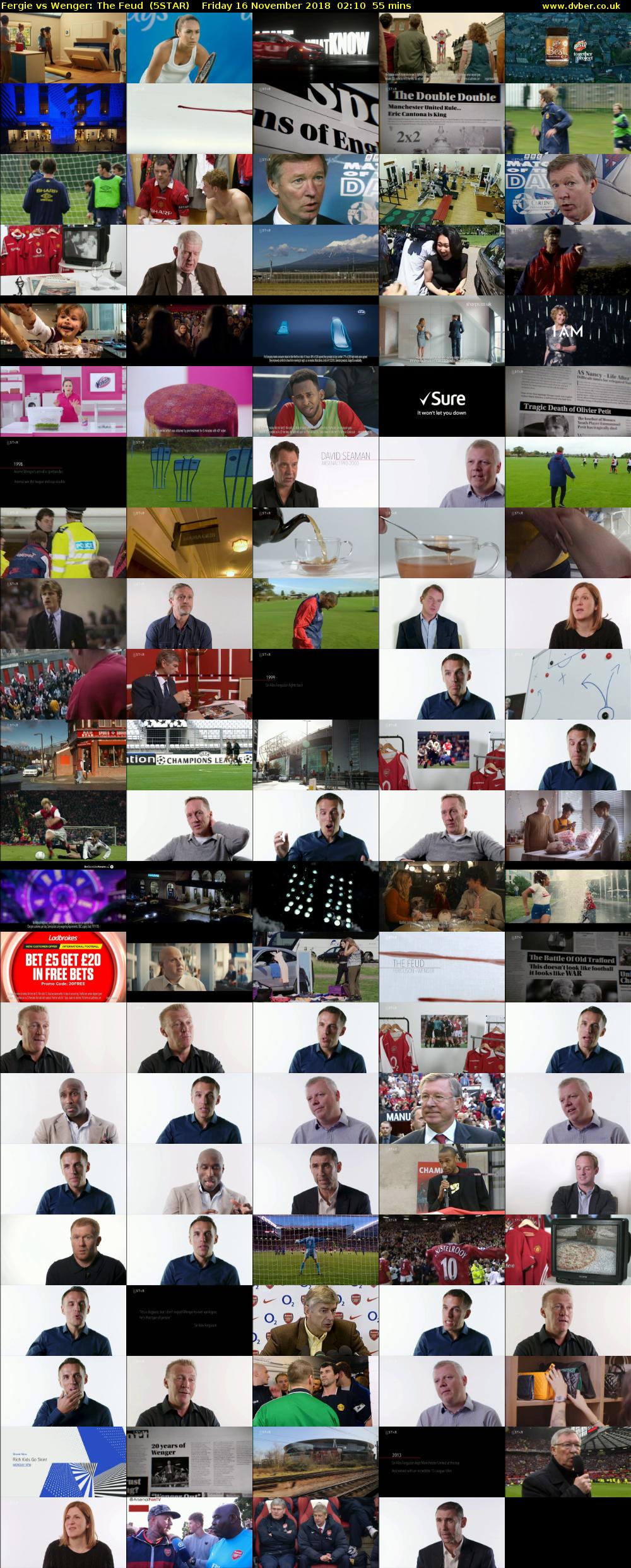 Fergie vs Wenger: The Feud  (5STAR) Friday 16 November 2018 02:10 - 03:05