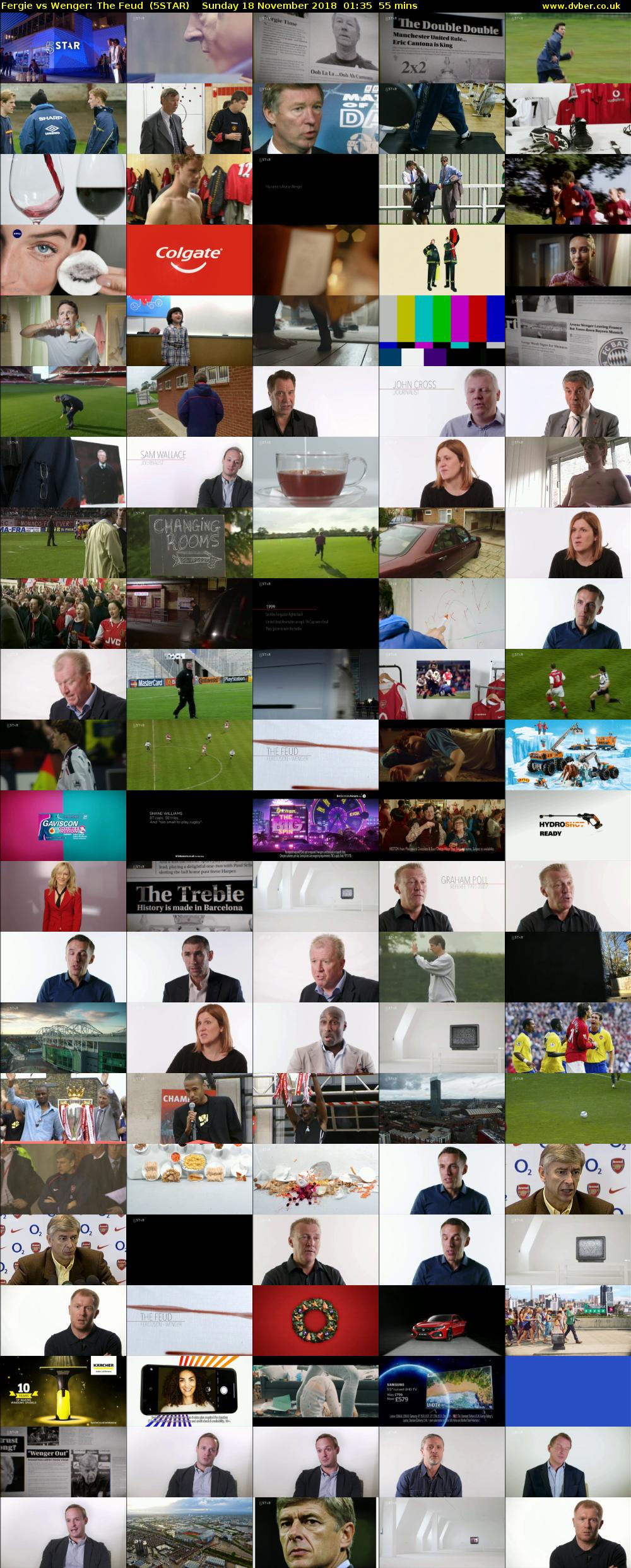 Fergie vs Wenger: The Feud  (5STAR) Sunday 18 November 2018 01:35 - 02:30