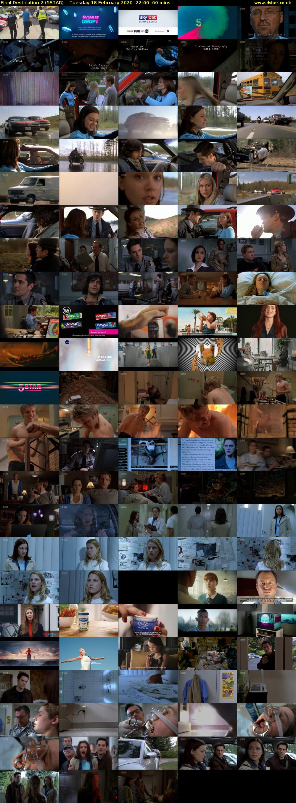 Final Destination 2 (5STAR) Tuesday 18 February 2020 22:00 - 23:00