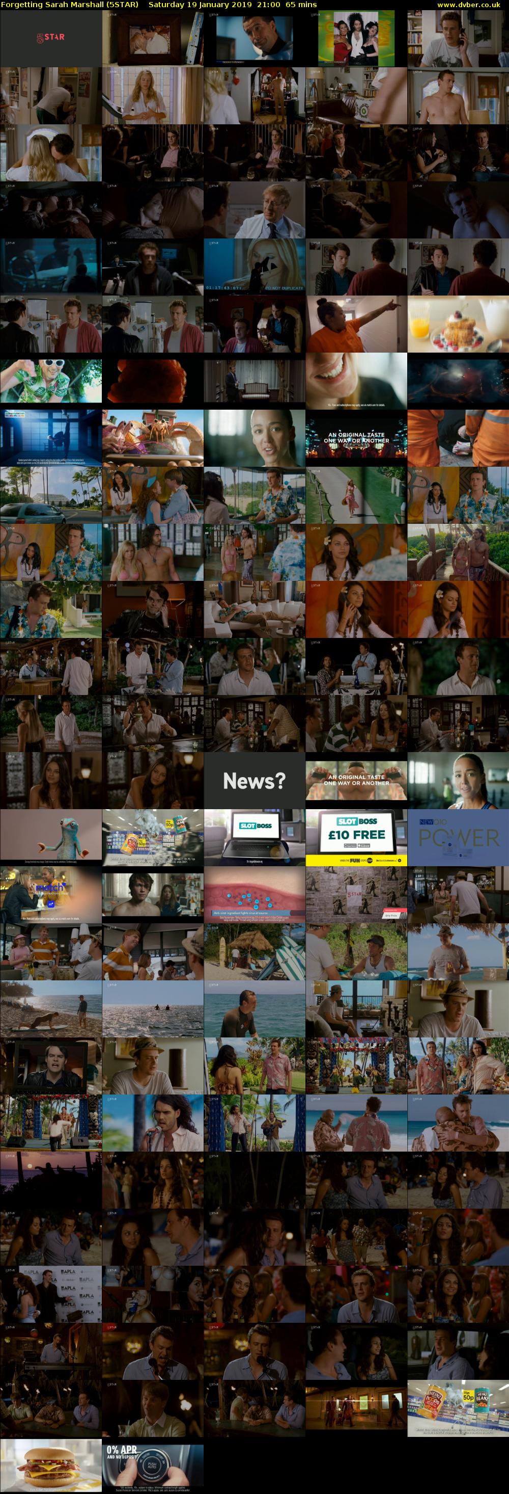 Forgetting Sarah Marshall (5STAR) Saturday 19 January 2019 21:00 - 22:05