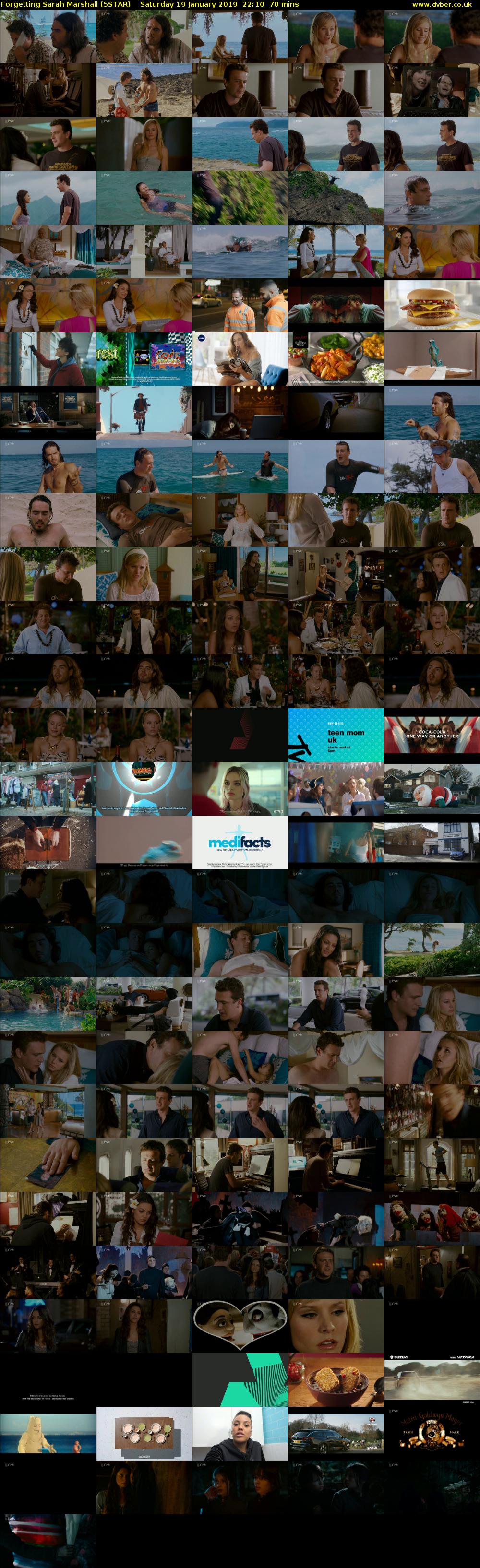 Forgetting Sarah Marshall (5STAR) Saturday 19 January 2019 22:10 - 23:20