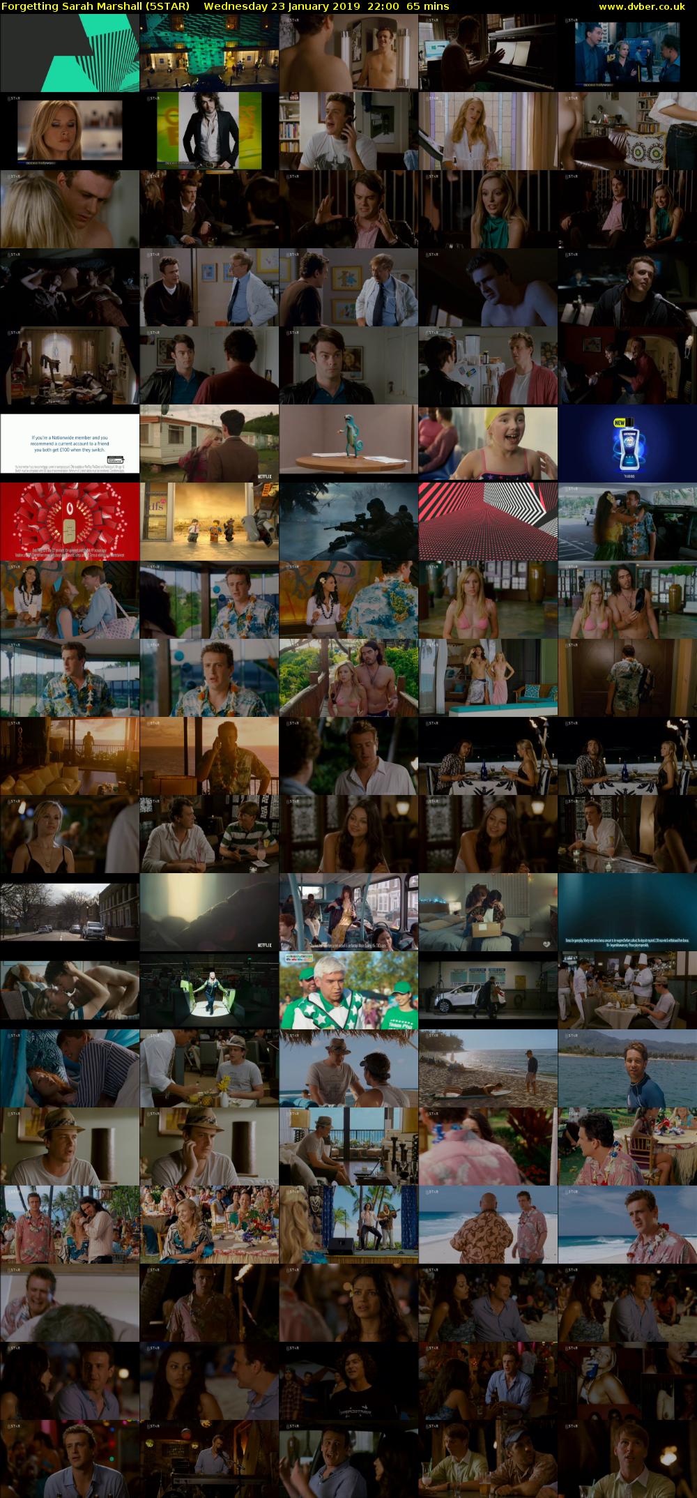 Forgetting Sarah Marshall (5STAR) Wednesday 23 January 2019 22:00 - 23:05