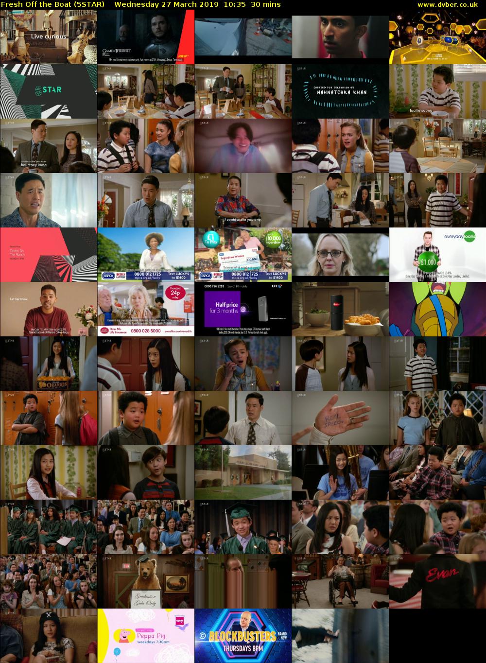 Fresh Off the Boat (5STAR) Wednesday 27 March 2019 10:35 - 11:05