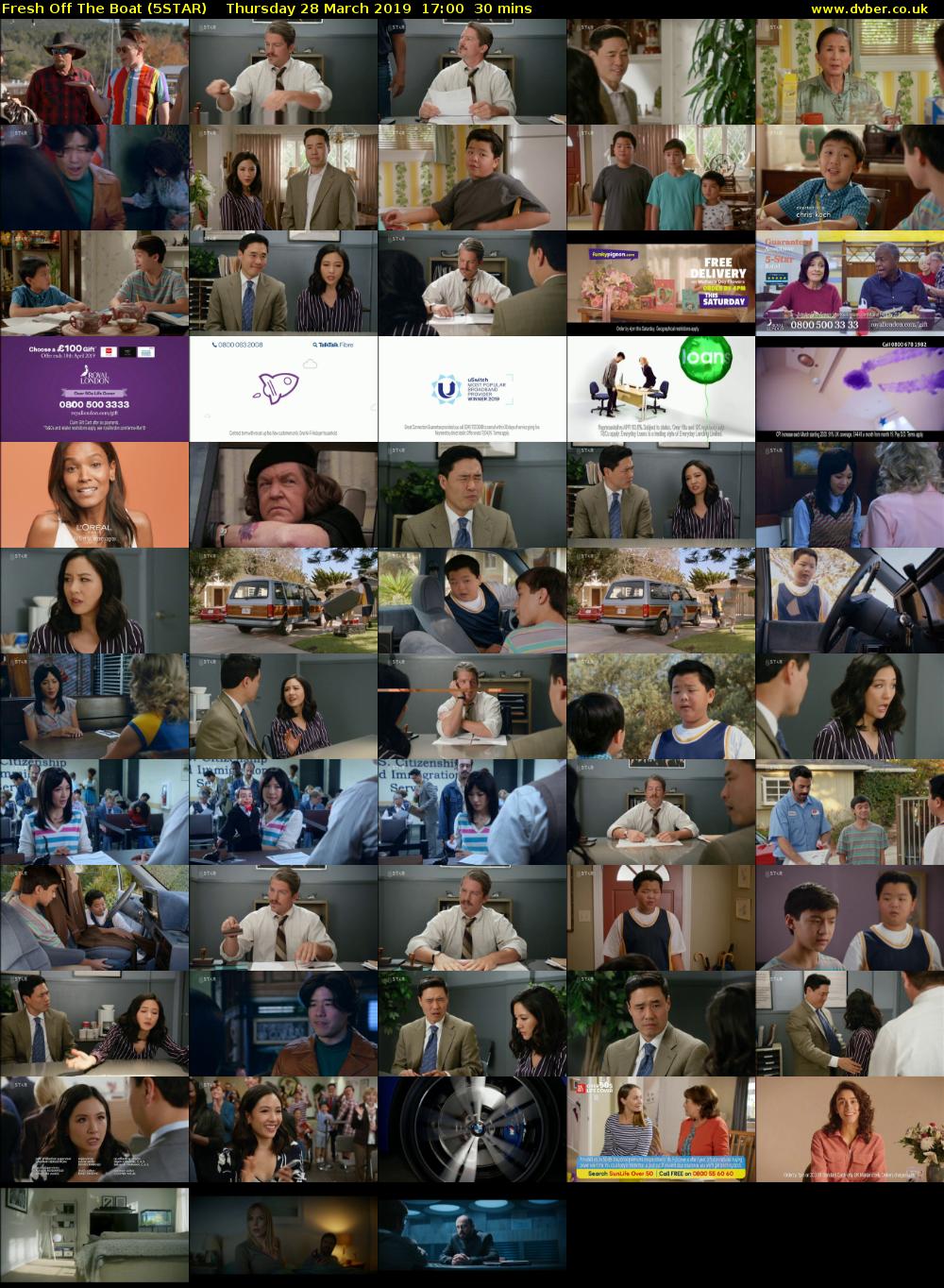 Fresh Off the Boat (5STAR) Thursday 28 March 2019 17:00 - 17:30