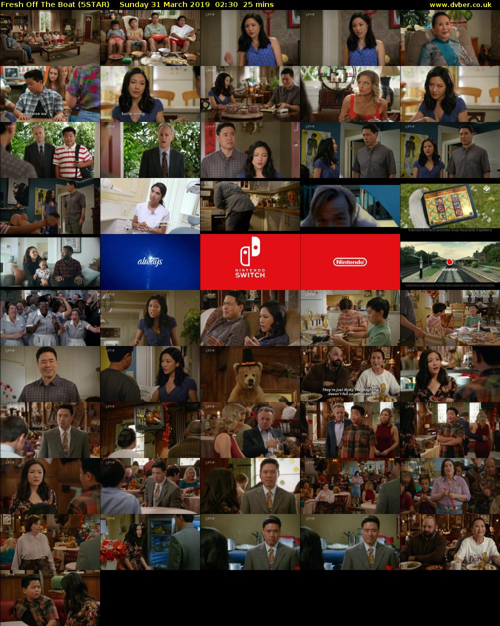 Fresh Off the Boat (5STAR) Sunday 31 March 2019 02:30 - 02:55