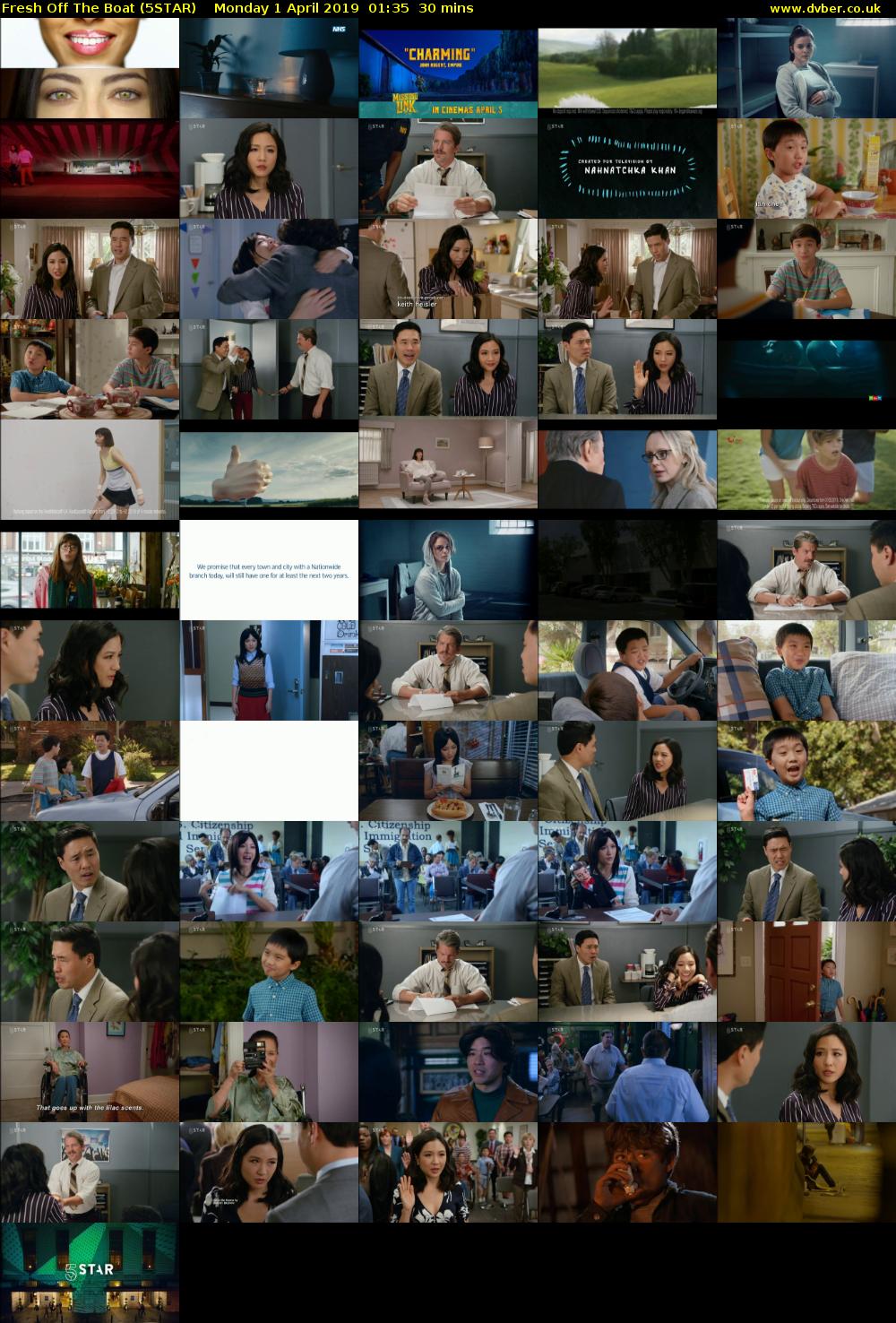 Fresh Off the Boat (5STAR) Monday 1 April 2019 01:35 - 02:05