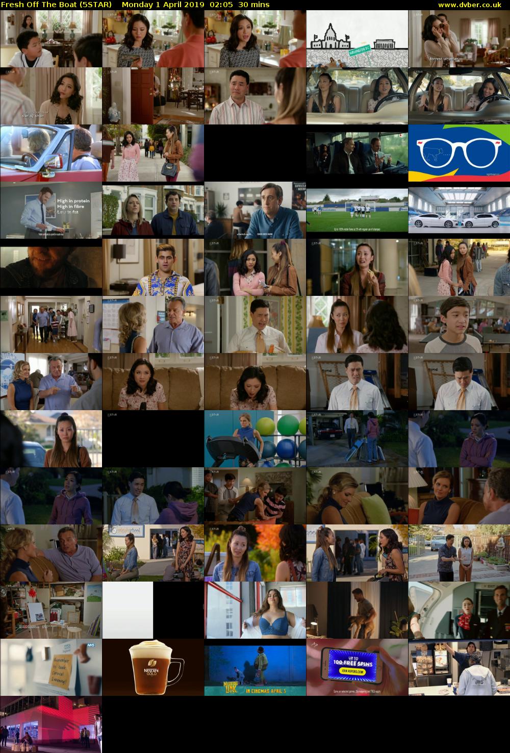 Fresh Off the Boat (5STAR) Monday 1 April 2019 02:05 - 02:35