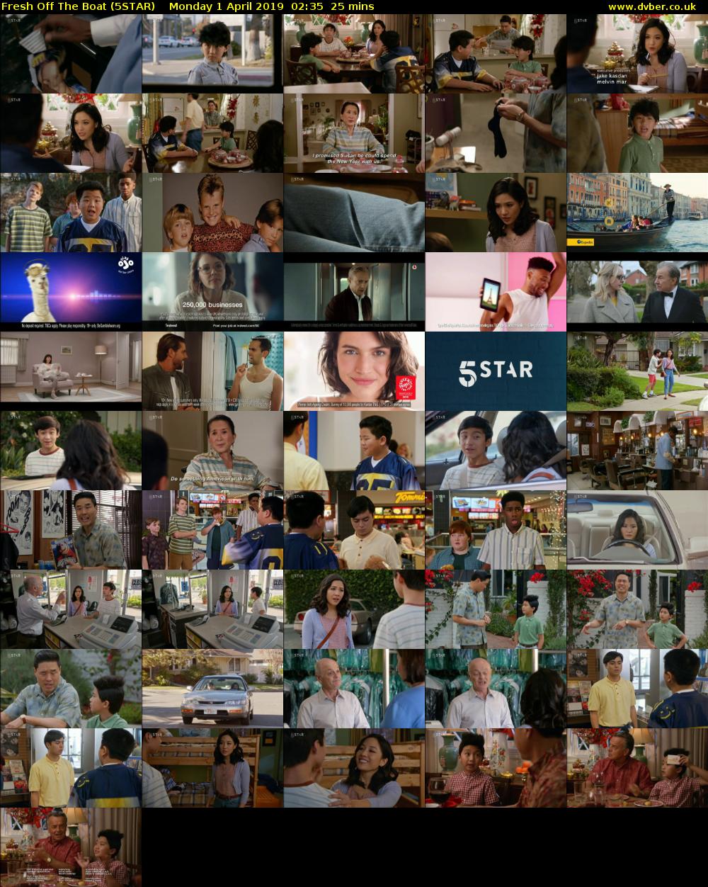 Fresh Off the Boat (5STAR) Monday 1 April 2019 02:35 - 03:00