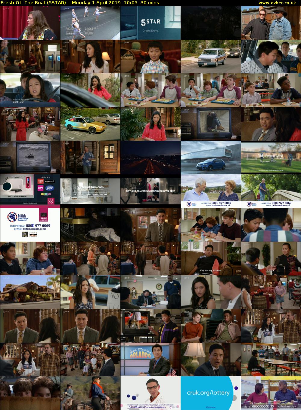 Fresh Off the Boat (5STAR) Monday 1 April 2019 10:05 - 10:35