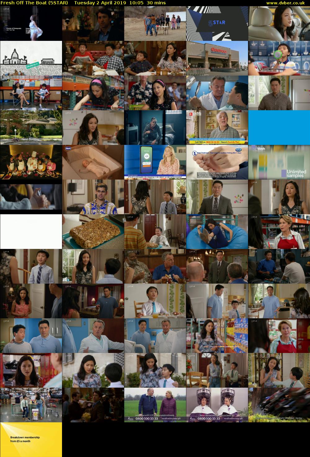 Fresh Off the Boat (5STAR) Tuesday 2 April 2019 10:05 - 10:35