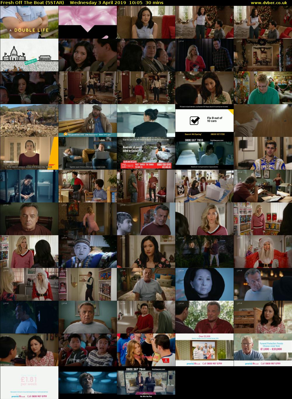 Fresh Off the Boat (5STAR) Wednesday 3 April 2019 10:05 - 10:35