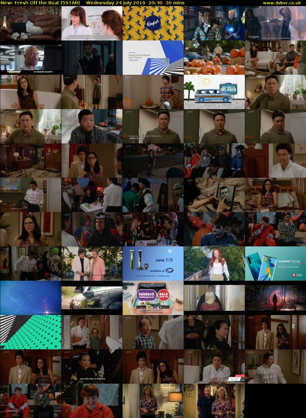 Fresh Off the Boat (5STAR) Wednesday 24 July 2019 20:30 - 21:00