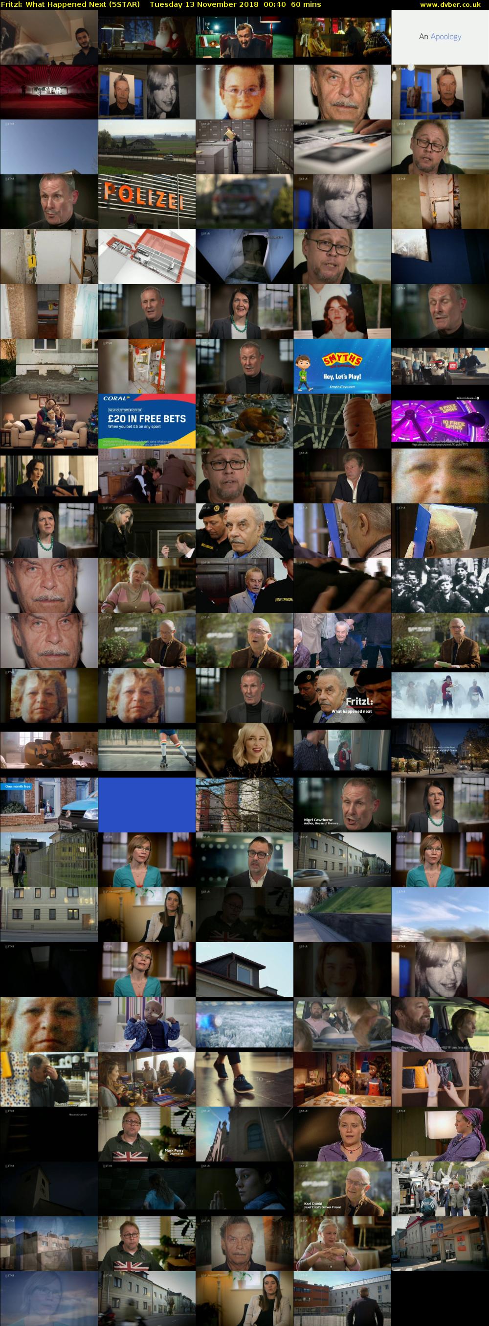 Fritzl: What Happened Next (5STAR) Tuesday 13 November 2018 00:40 - 01:40