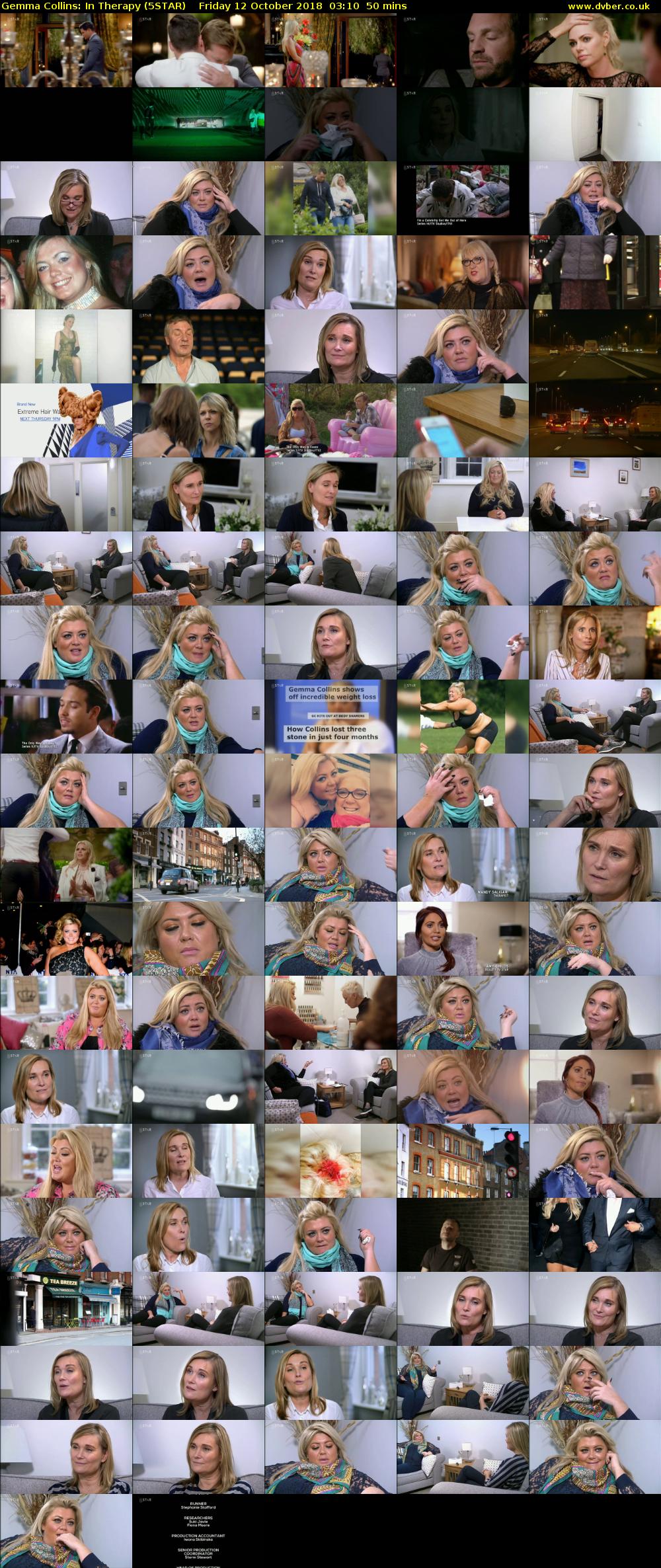 Gemma Collins: In Therapy (5STAR) Friday 12 October 2018 03:10 - 04:00
