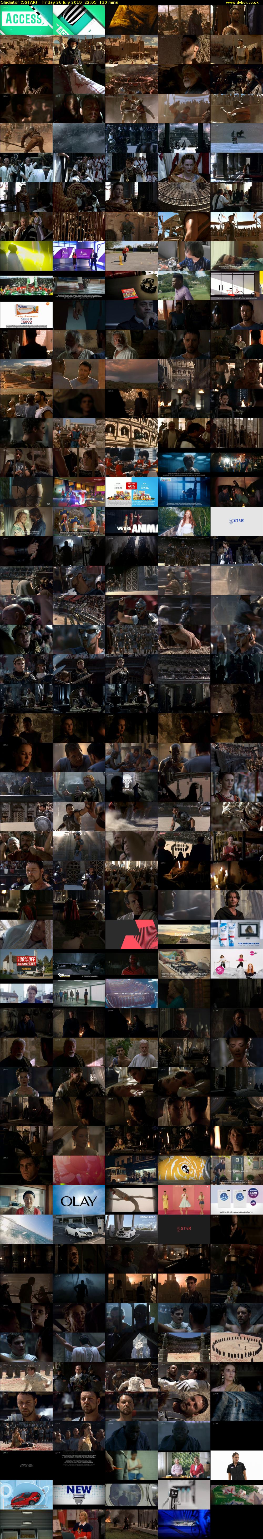 Gladiator (5STAR) Friday 26 July 2019 22:05 - 00:15