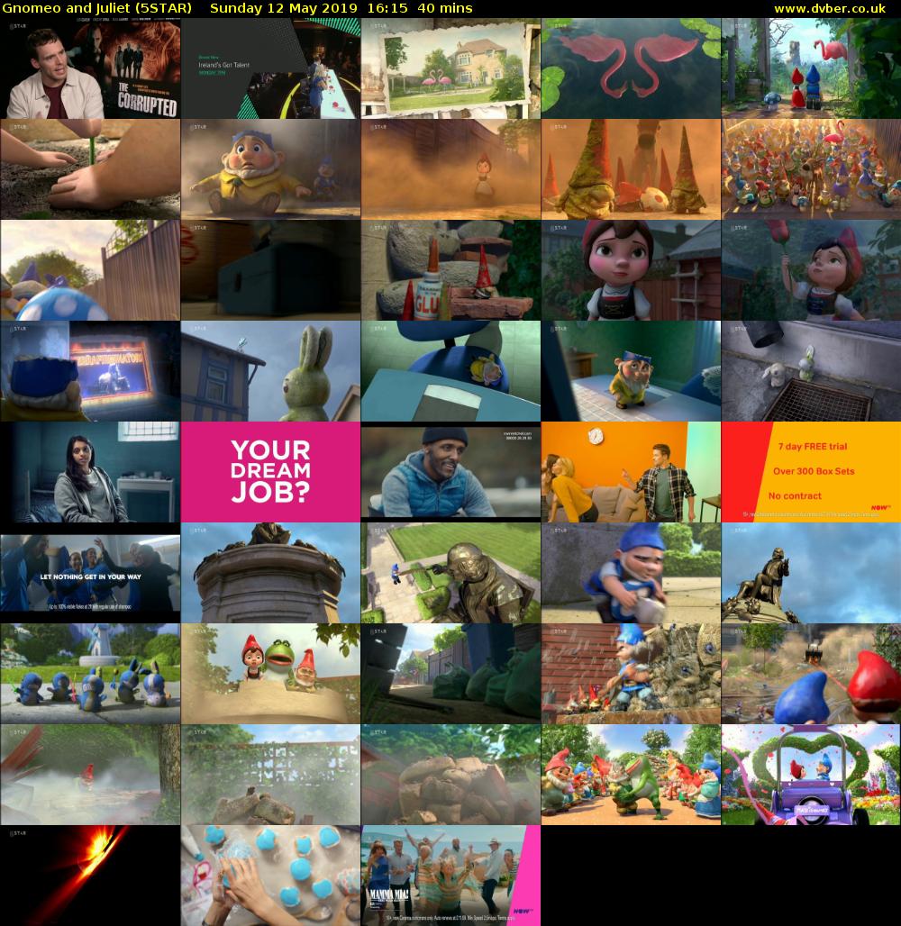 Gnomeo and Juliet (5STAR) Sunday 12 May 2019 16:15 - 16:55