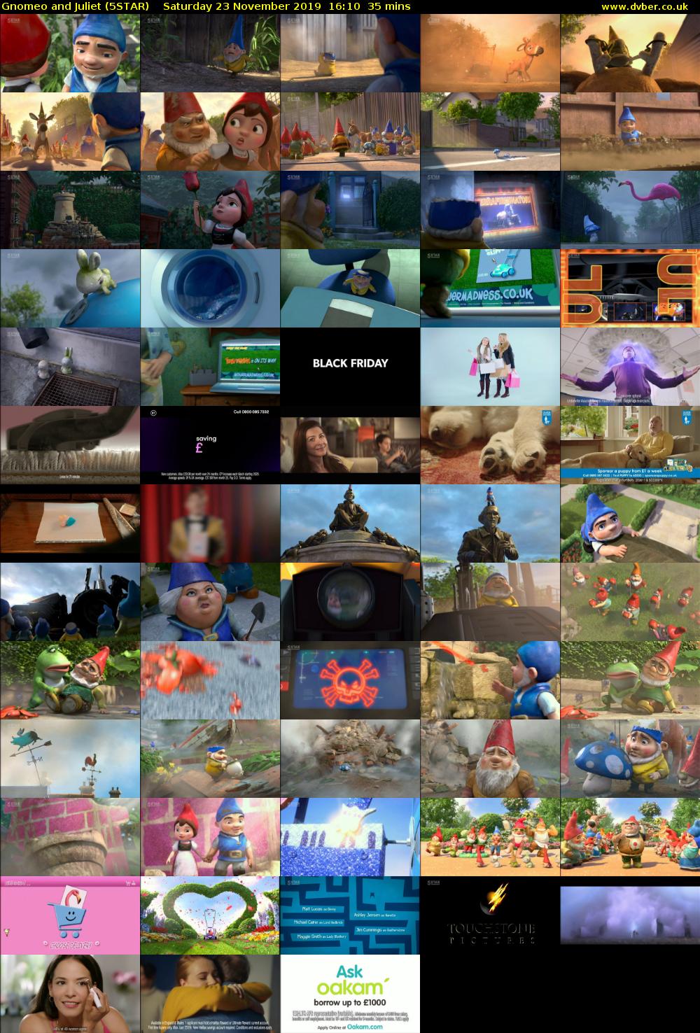 Gnomeo and Juliet (5STAR) Saturday 23 November 2019 16:10 - 16:45