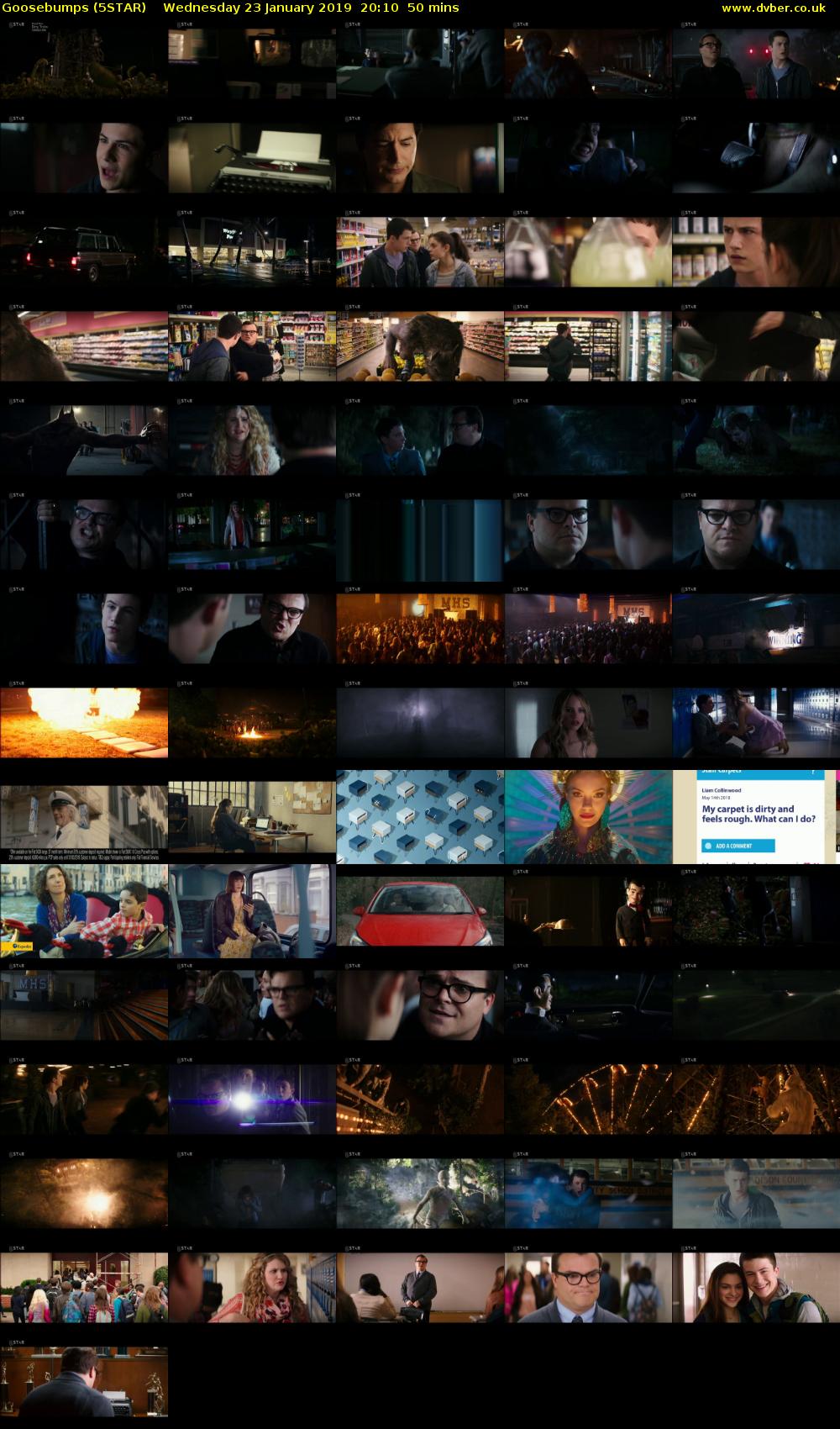 Goosebumps (5STAR) Wednesday 23 January 2019 20:10 - 21:00