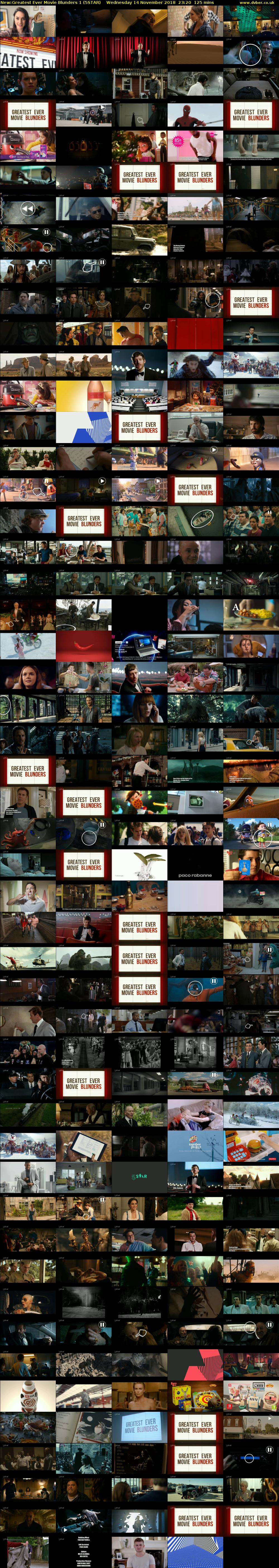 Greatest Ever Movie Blunders 1 (5STAR) Wednesday 14 November 2018 23:20 - 01:25