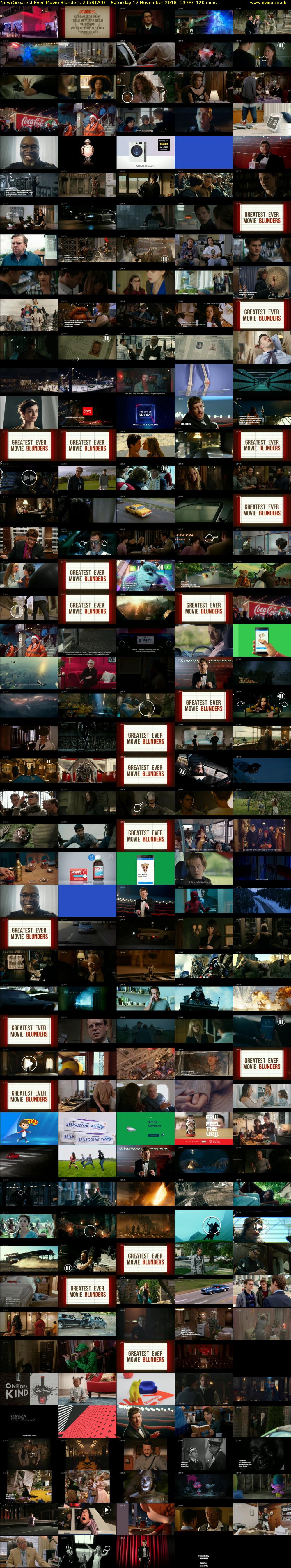 Greatest Ever Movie Blunders 2 (5STAR) Saturday 17 November 2018 19:00 - 21:00