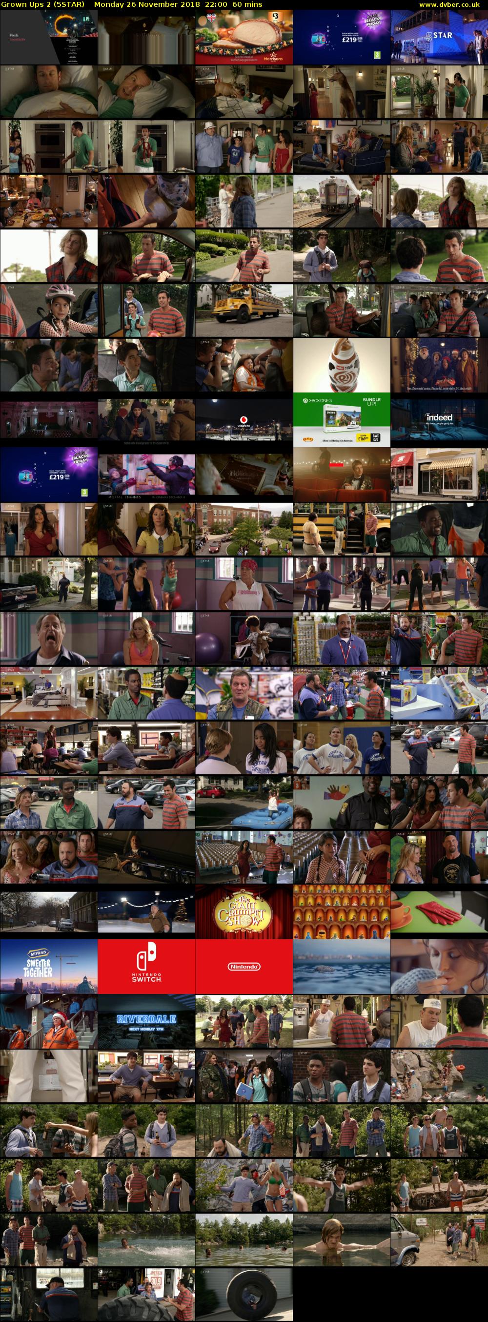 Grown Ups 2 (5STAR) Monday 26 November 2018 22:00 - 23:00