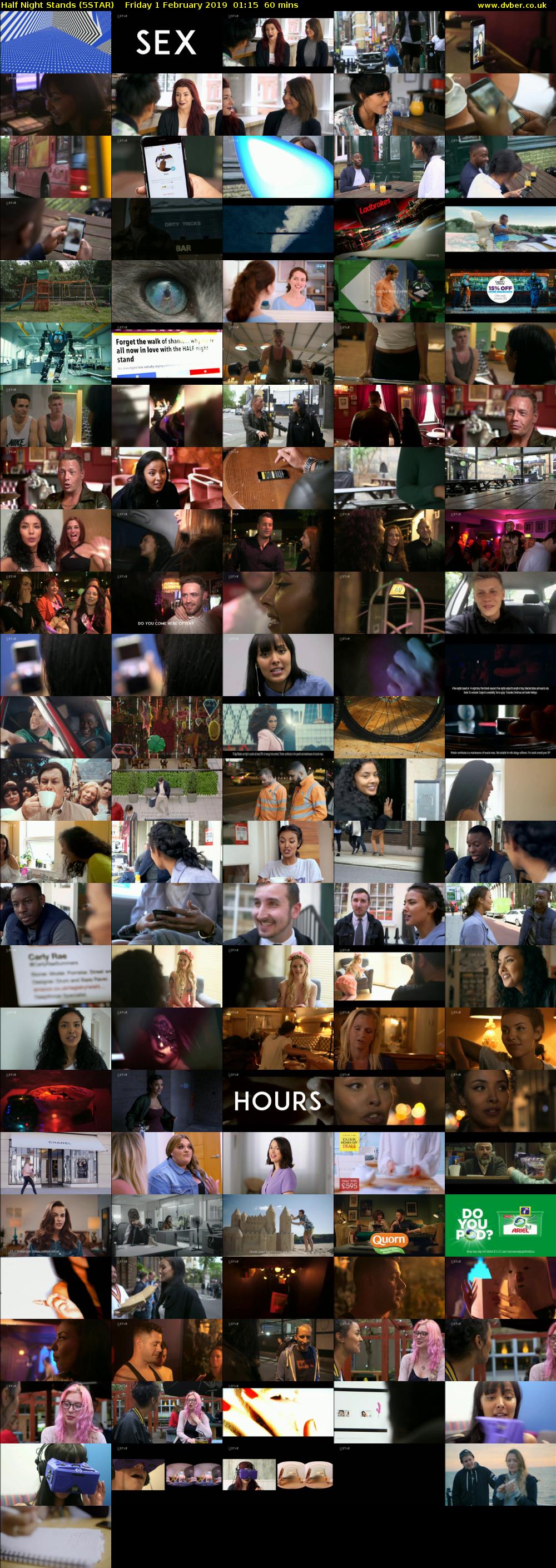 Half Night Stands (5STAR) Friday 1 February 2019 01:15 - 02:15