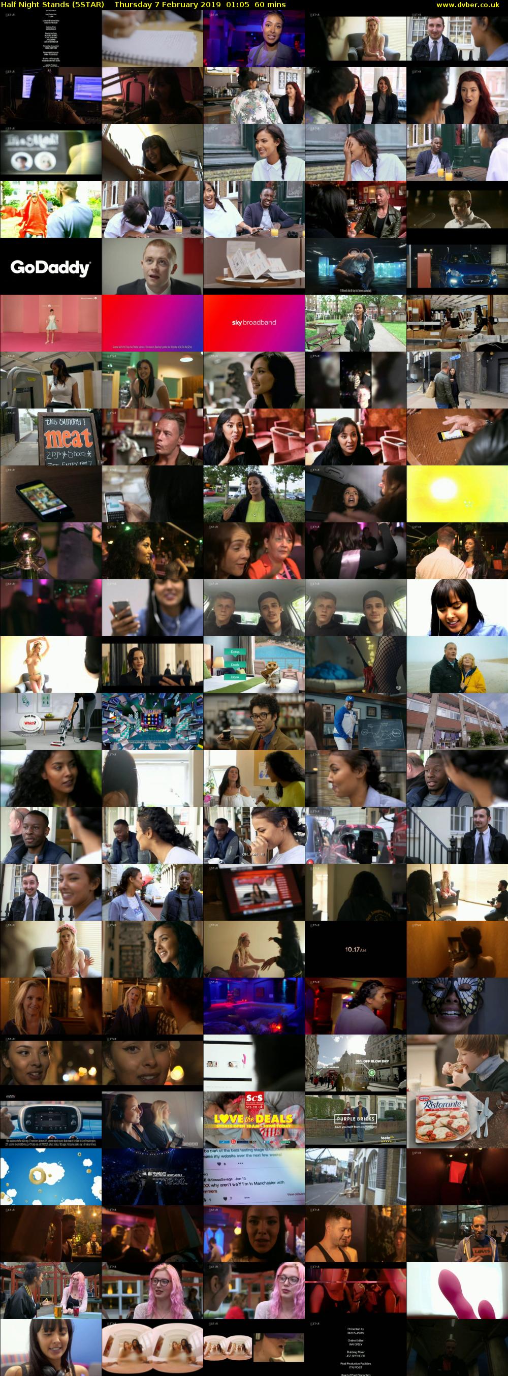 Half Night Stands (5STAR) Thursday 7 February 2019 01:05 - 02:05