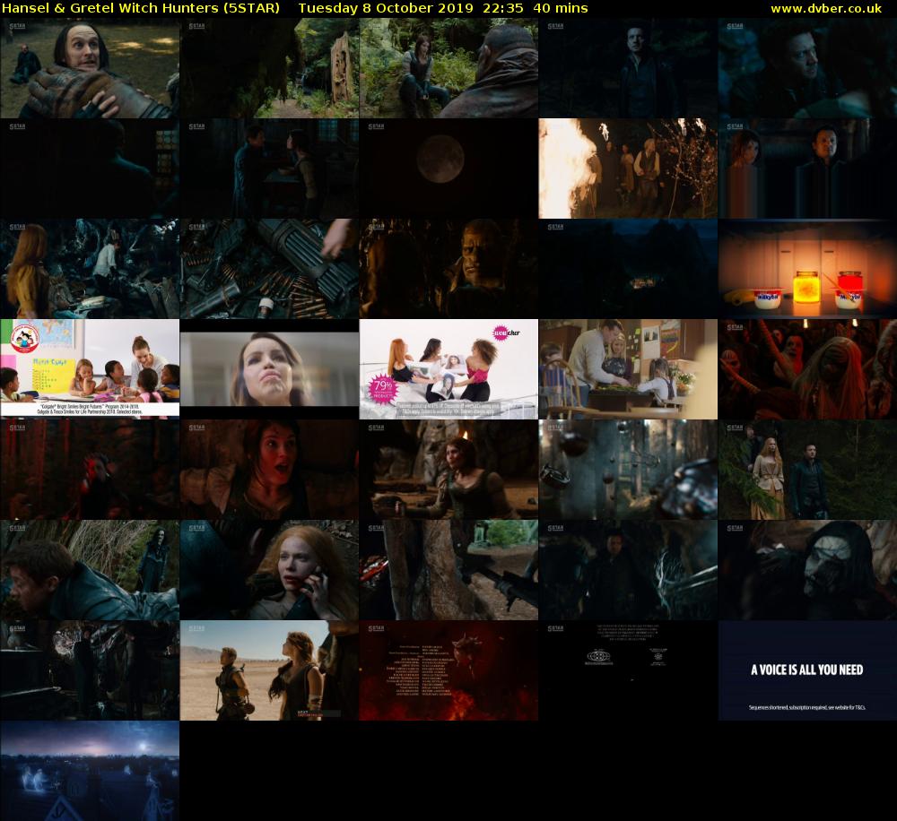 Hansel & Gretel Witch Hunters (5STAR) Tuesday 8 October 2019 22:35 - 23:15