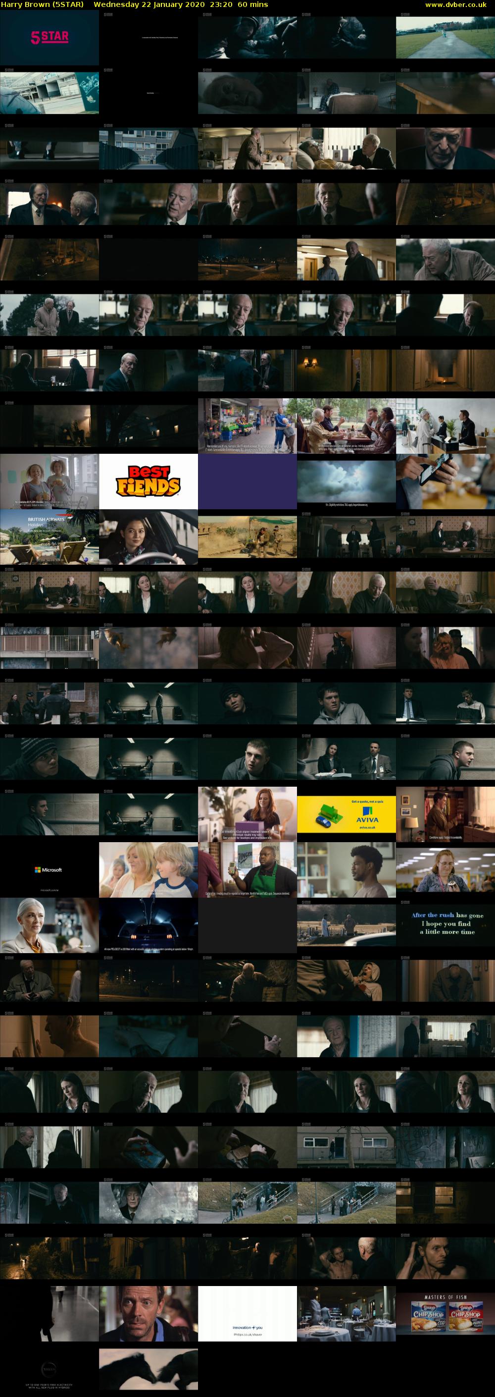 Harry Brown (5STAR) Wednesday 22 January 2020 23:20 - 00:20