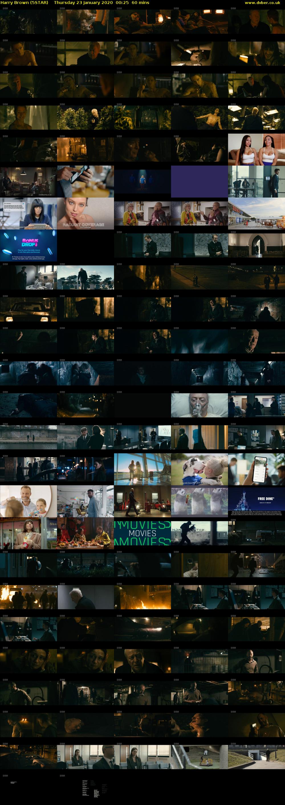 Harry Brown (5STAR) Thursday 23 January 2020 00:25 - 01:25