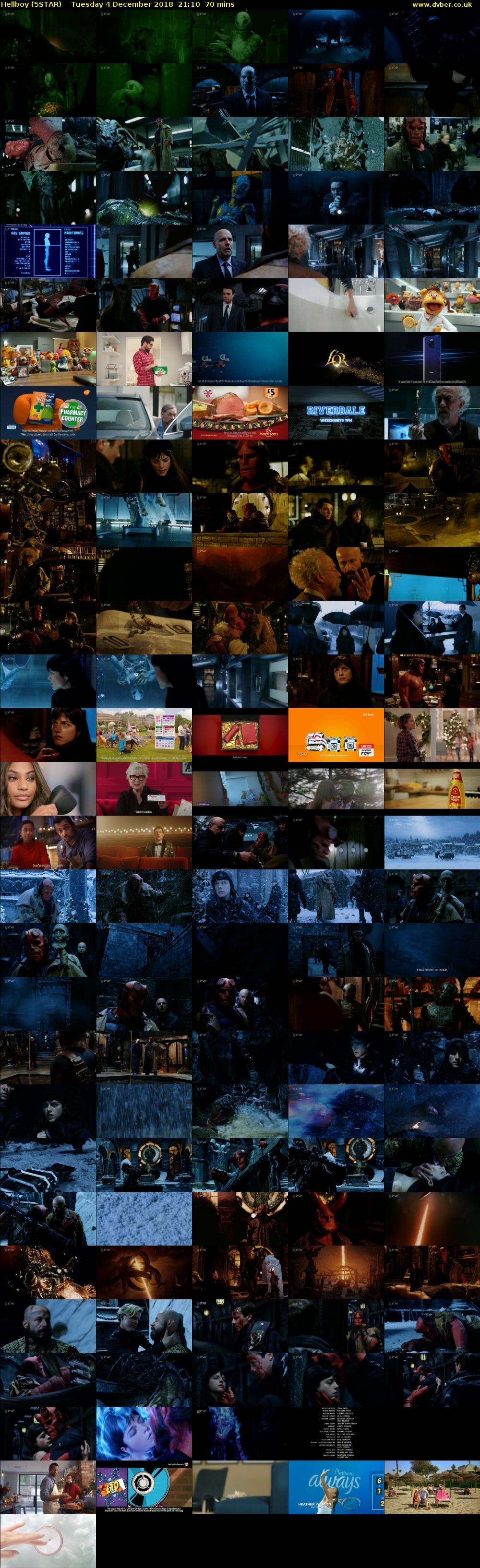 Hellboy (5STAR) Tuesday 4 December 2018 21:10 - 22:20