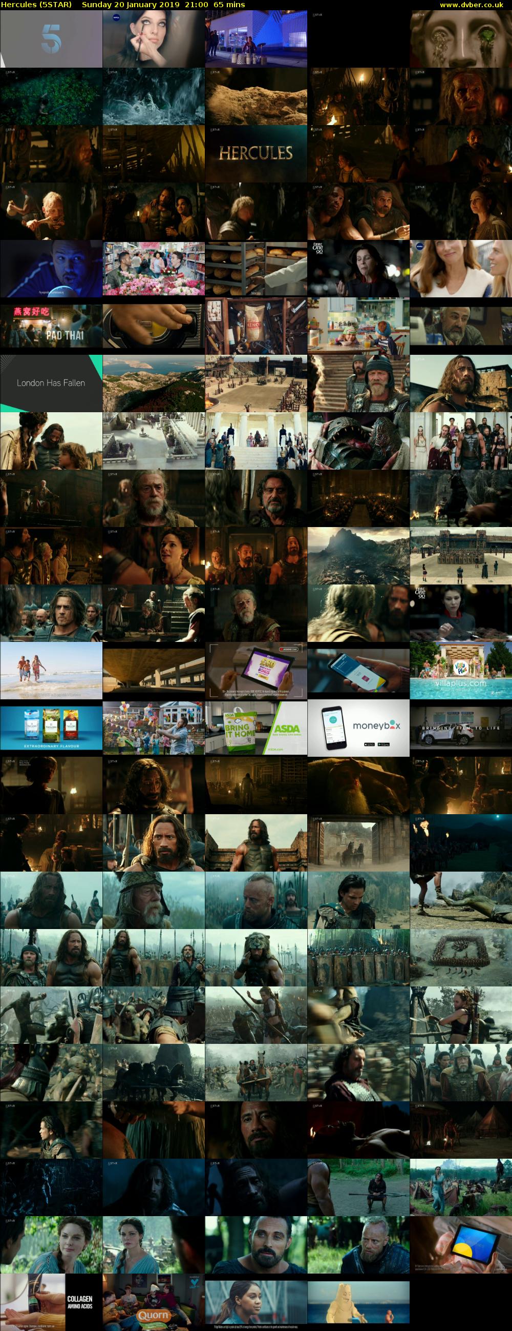 Hercules (5STAR) Sunday 20 January 2019 21:00 - 22:05