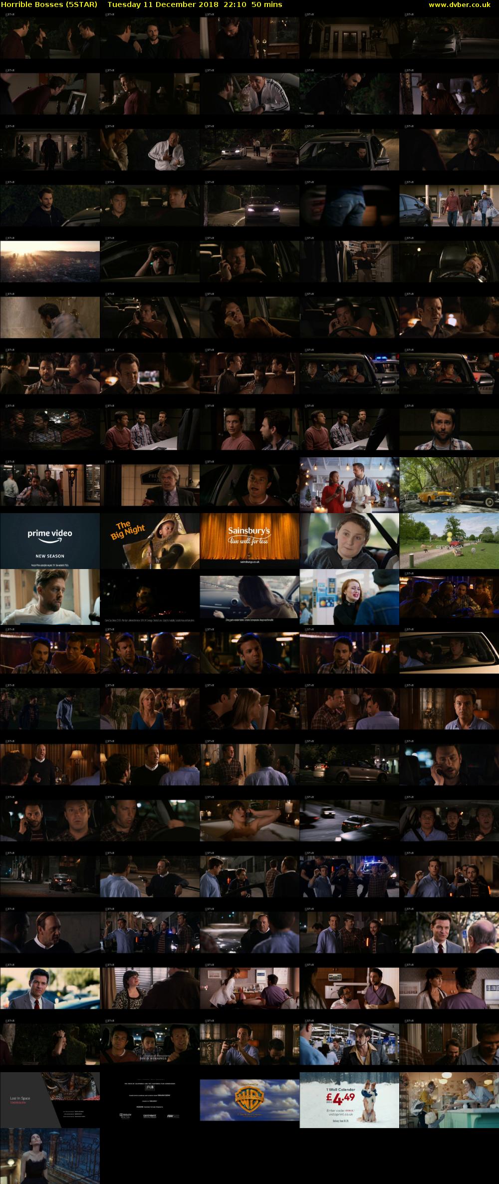 Horrible Bosses (5STAR) Tuesday 11 December 2018 22:10 - 23:00