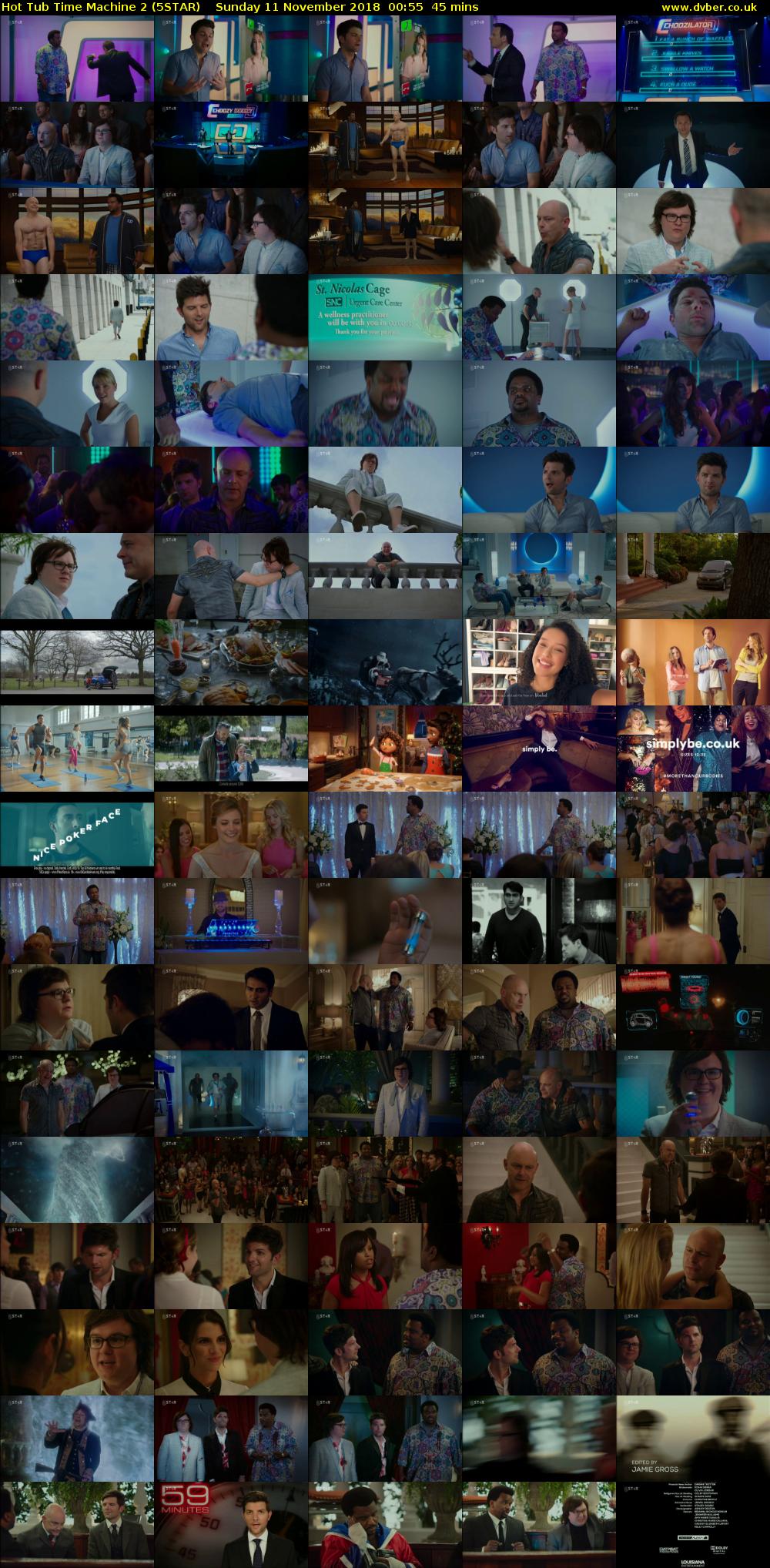 Hot Tub Time Machine 2 (5STAR) Sunday 11 November 2018 00:55 - 01:40