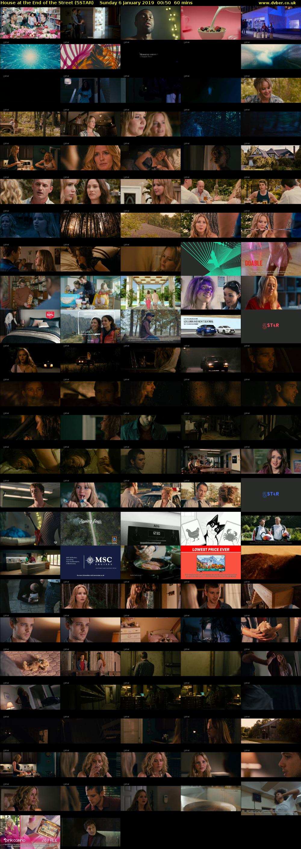 House at the End of the Street (5STAR) Sunday 6 January 2019 00:50 - 01:50