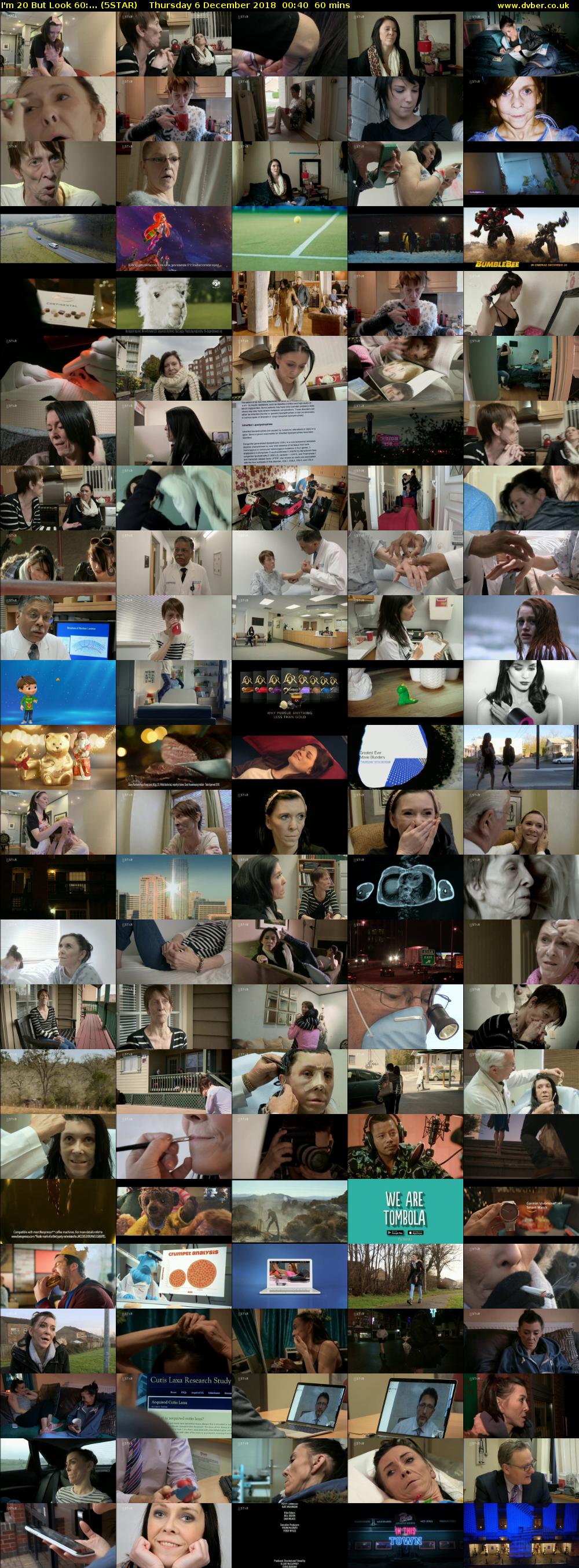 I'm 20 But Look 60:... (5STAR) Thursday 6 December 2018 00:40 - 01:40