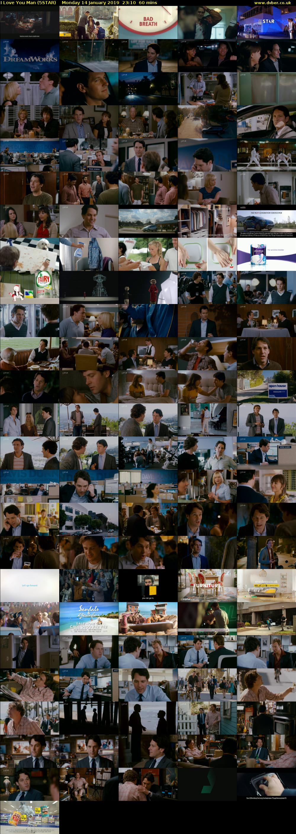 I Love You Man (5STAR) Monday 14 January 2019 23:10 - 00:10