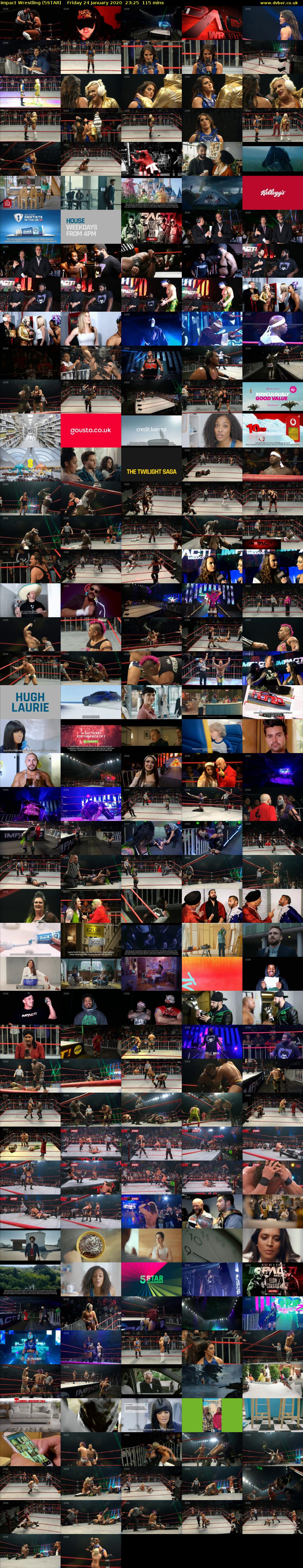 Impact Wrestling (5STAR) Friday 24 January 2020 23:25 - 01:20