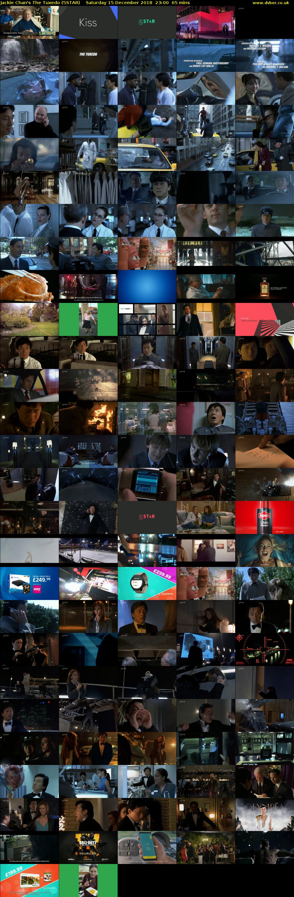 Jackie Chan's The Tuxedo (5STAR) Saturday 15 December 2018 23:00 - 00:05