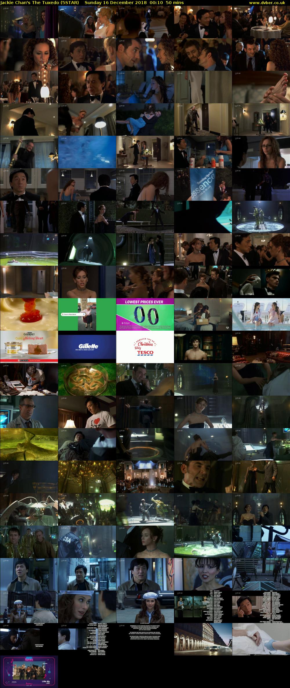 Jackie Chan's The Tuxedo (5STAR) Sunday 16 December 2018 00:10 - 01:00