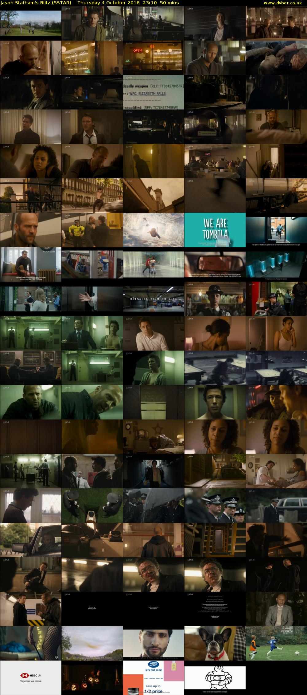 Jason Statham's Blitz (5STAR) Thursday 4 October 2018 23:10 - 00:00