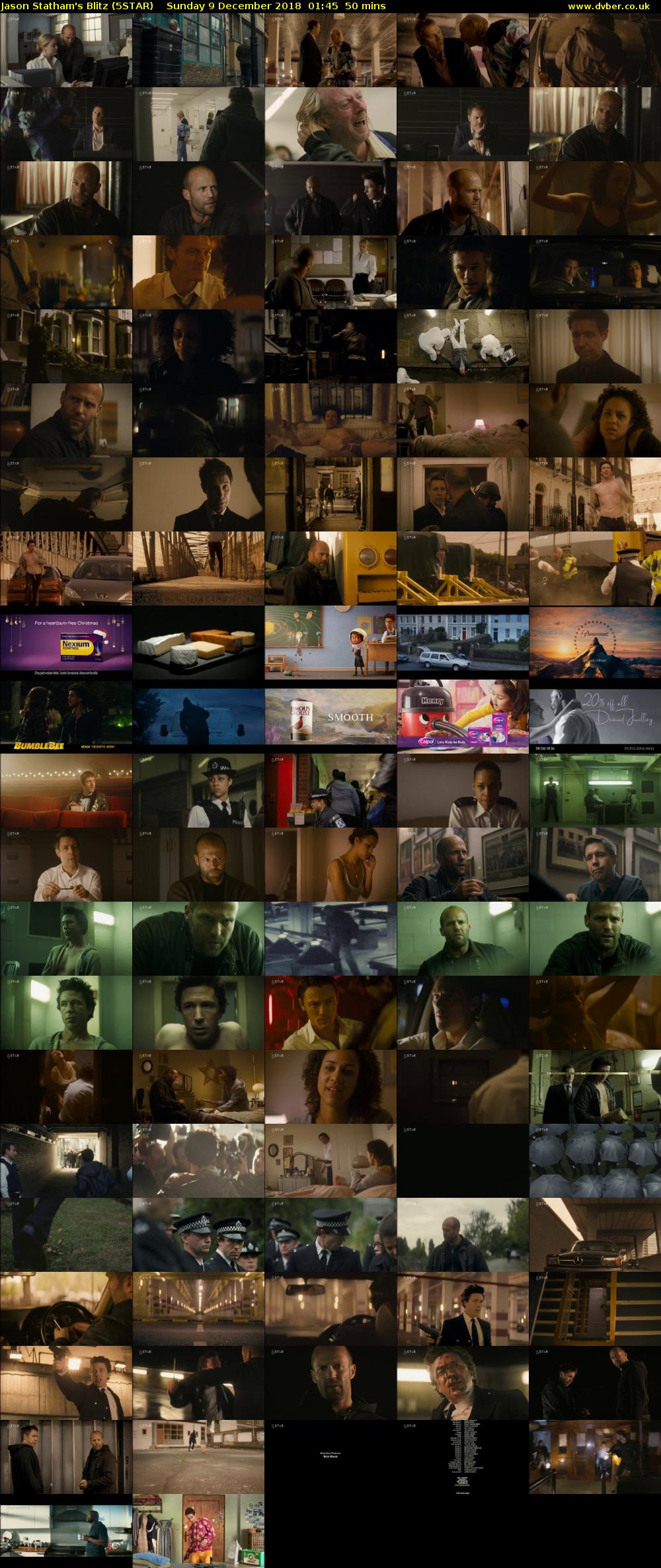 Jason Statham's Blitz (5STAR) Sunday 9 December 2018 01:45 - 02:35