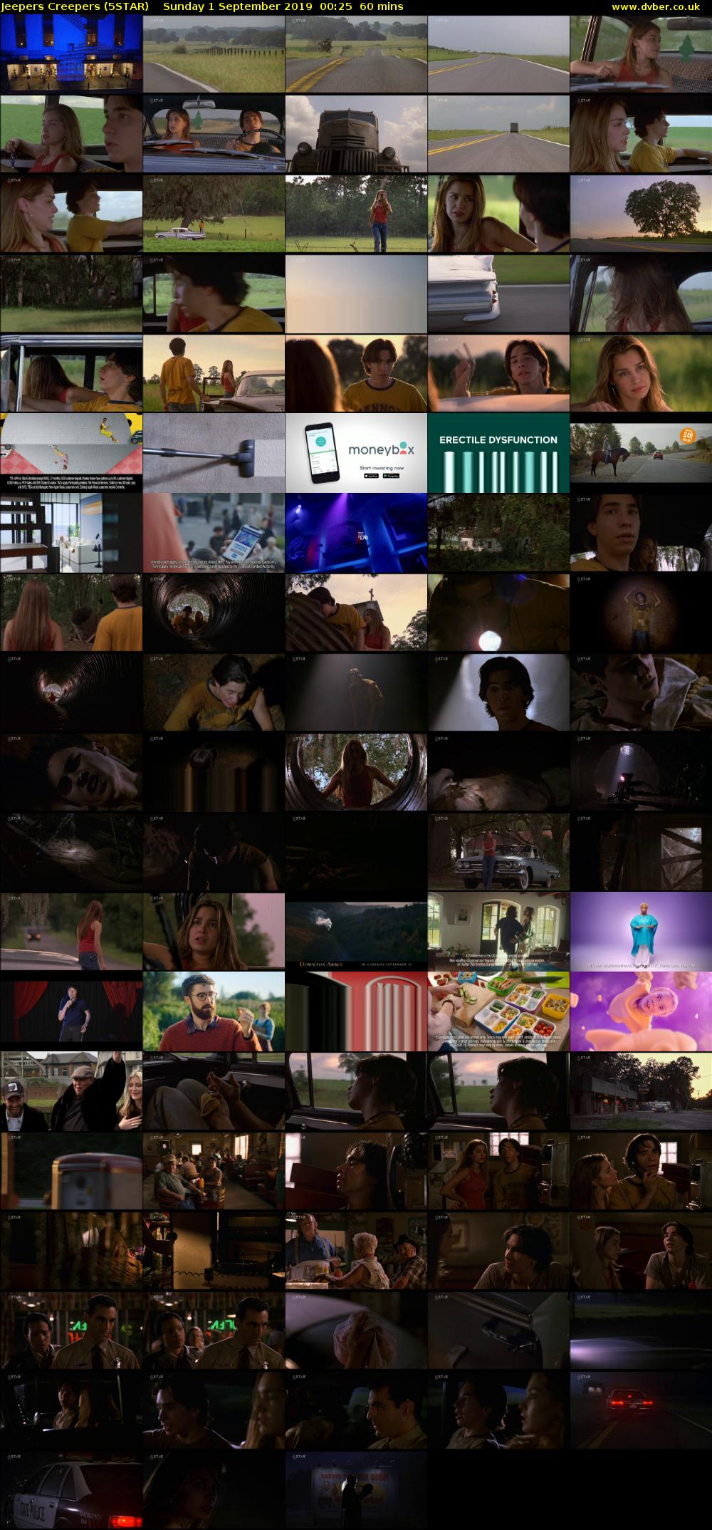 Jeepers Creepers (5STAR) Sunday 1 September 2019 00:25 - 01:25