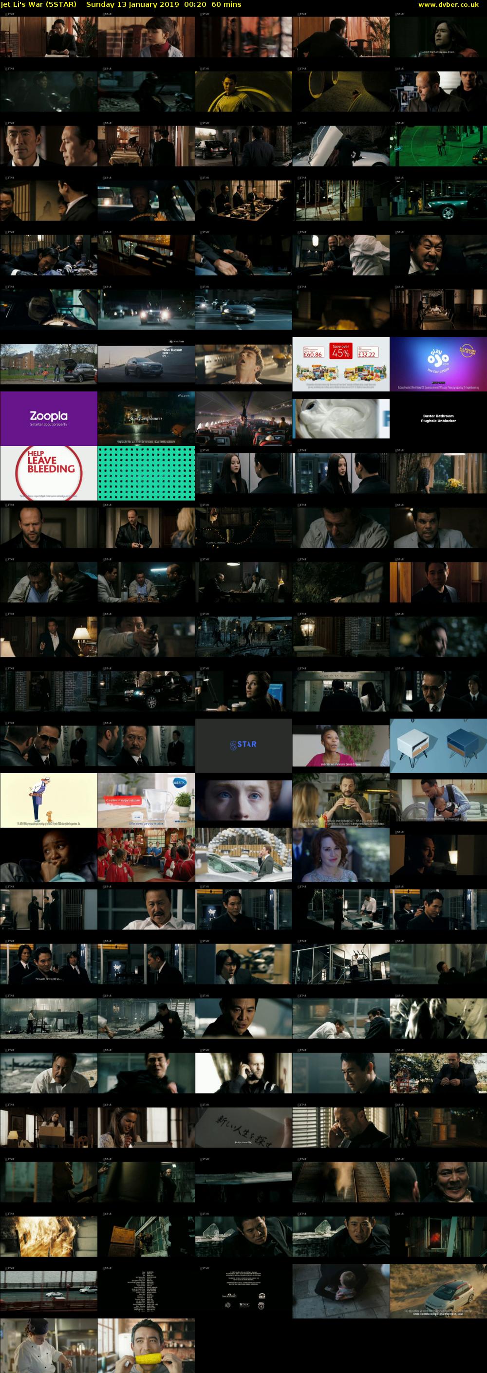 Jet Li's War (5STAR) Sunday 13 January 2019 00:20 - 01:20