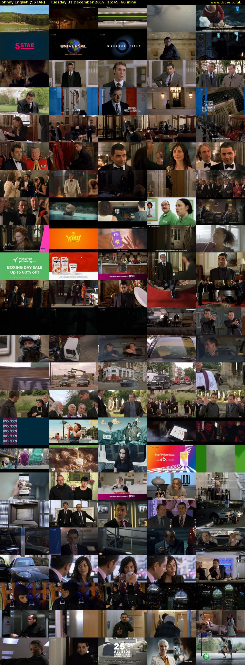 Johnny English (5STAR) Tuesday 31 December 2019 16:45 - 17:45