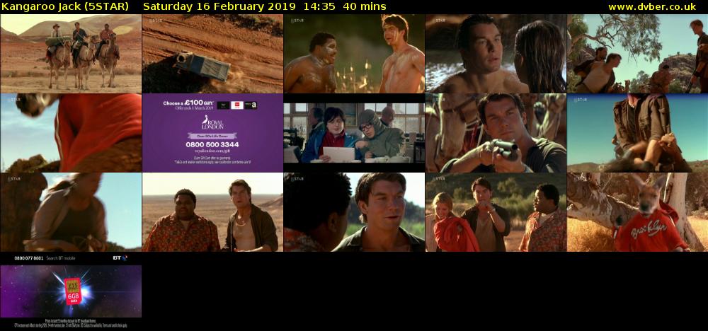 Kangaroo Jack (5STAR) Saturday 16 February 2019 14:35 - 15:15
