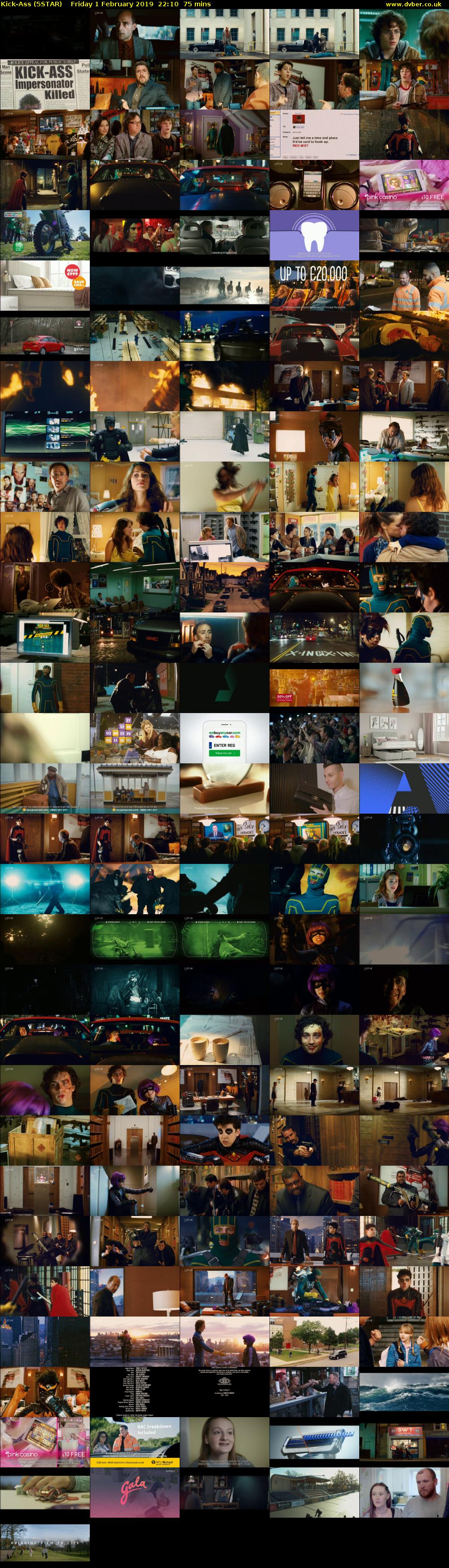 Kick-Ass (5STAR) Friday 1 February 2019 22:10 - 23:25