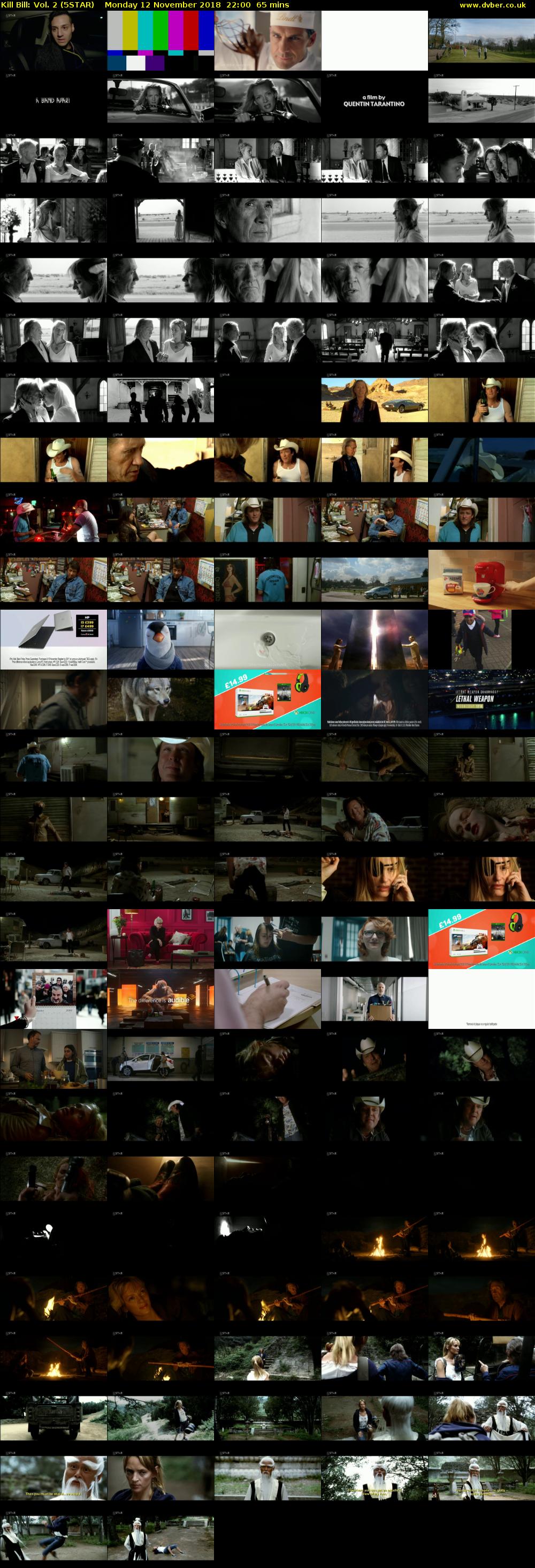 Kill Bill: Vol. 2 (5STAR) Monday 12 November 2018 22:00 - 23:05