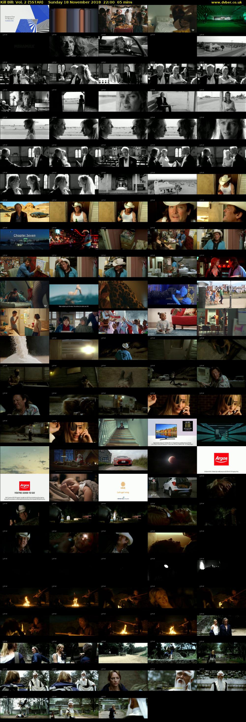 Kill Bill: Vol. 2 (5STAR) Sunday 18 November 2018 22:00 - 23:05