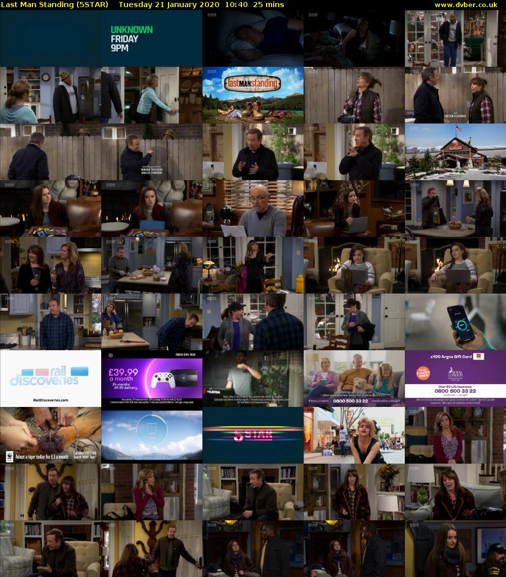 Last Man Standing (5STAR) Tuesday 21 January 2020 10:40 - 11:05